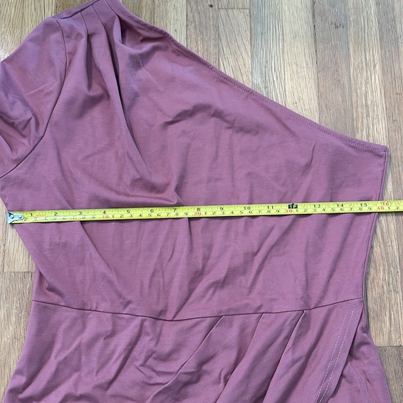 *last chance!!* Pretty Garden | Women’s one shoulder, long sleeve dress - Picture 13 of 16